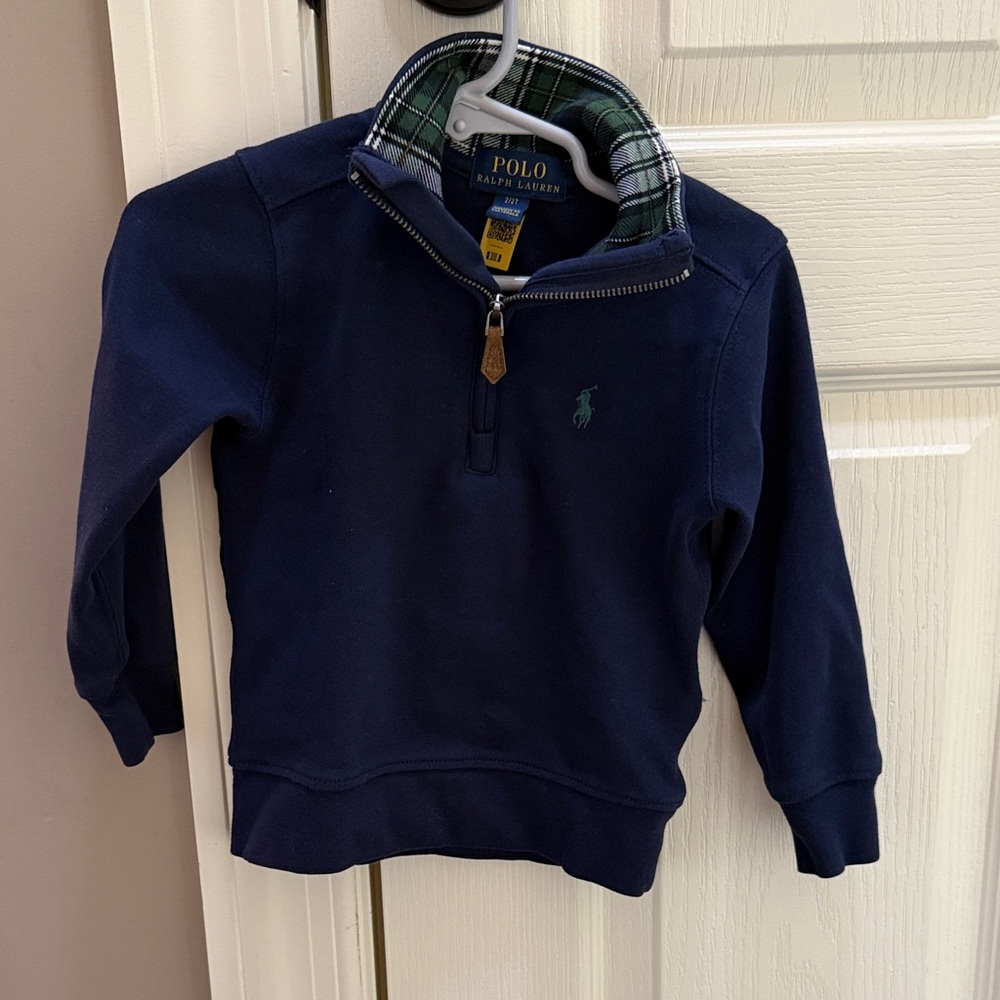 Polo by Ralph Lauren Kids 2T Navy Sweater EUC